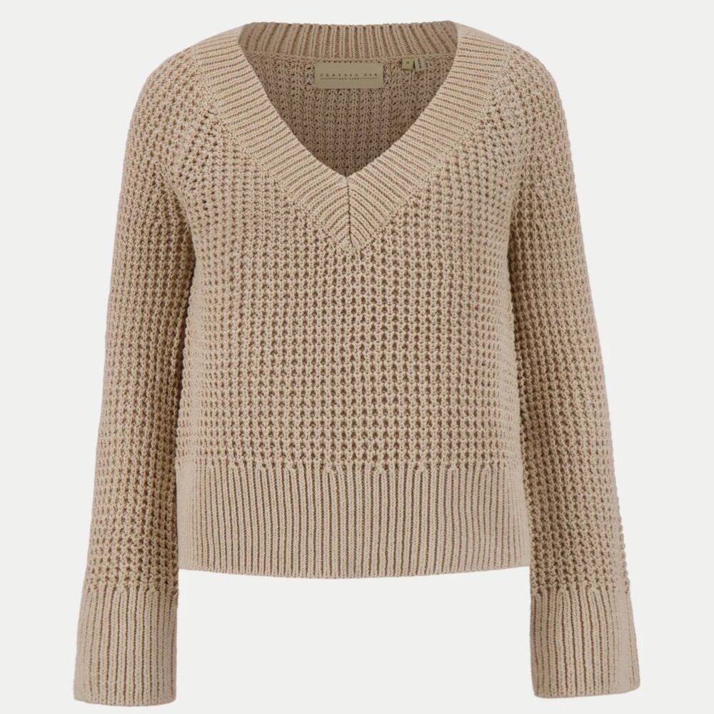 Classic Six NYC Brigitte Linen Sweater - Picture 4 of 4